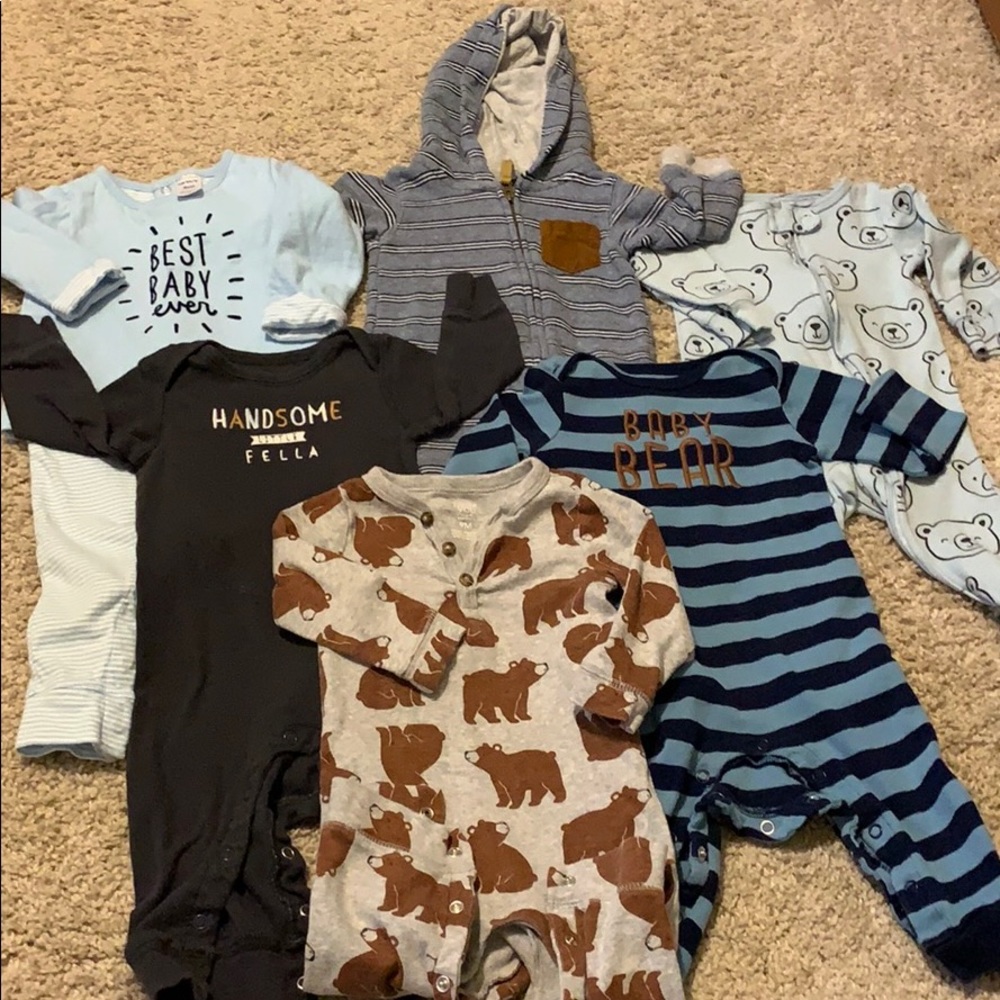 Carters 9 month Playsuit Bundle